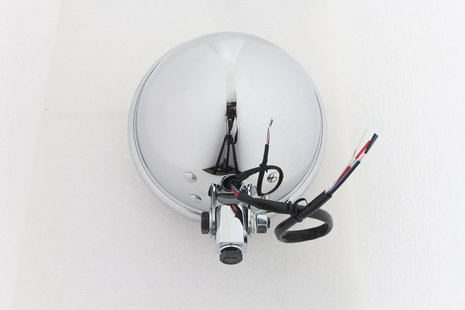 5-3/4" Bates Style LED Headlamp Chrome For Harley-Davidson