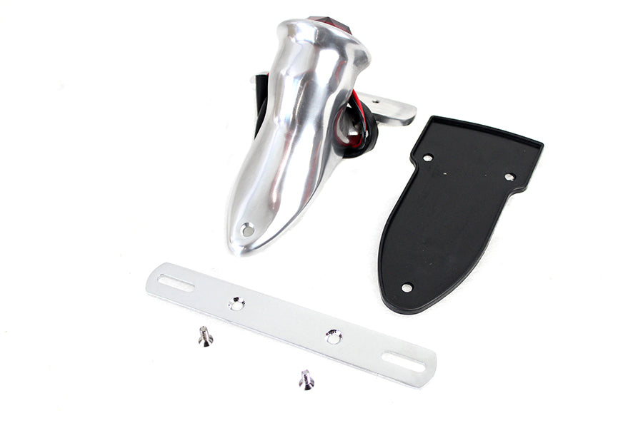 Bates Bobber Tail Lamp Assembly Polished For Harley-Davidson & Custom