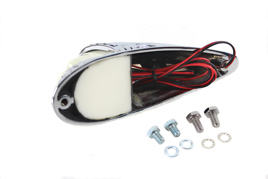 Indian Head Fender Ornament Chrom mit Licht