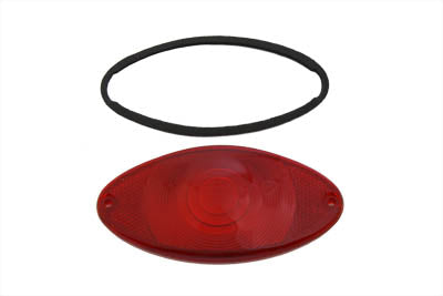 Tail Lamp Cateye Style Red Replacement Lens For Harley-Davidson
