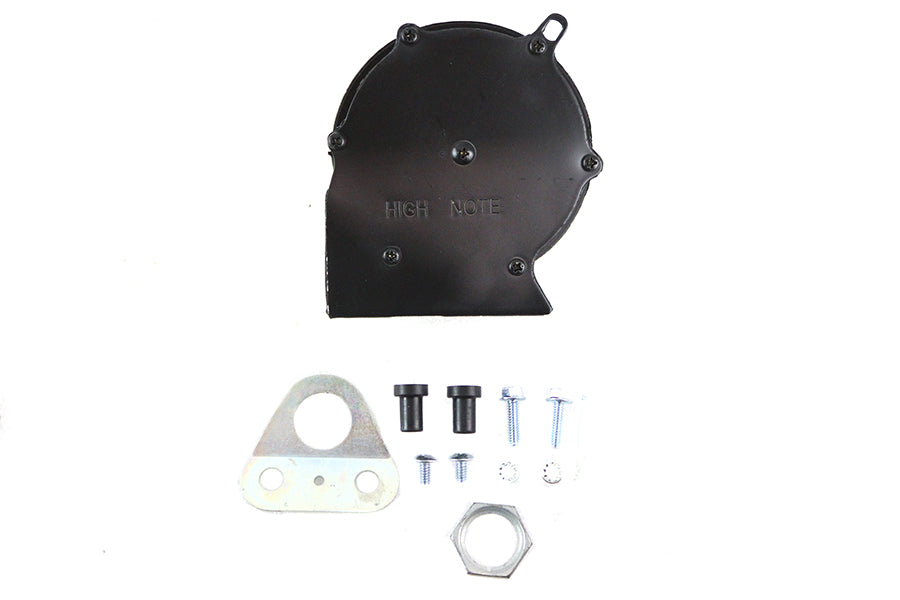 Horn Kit Black For Harley-Davidson FXR 1982-1994