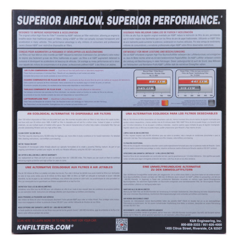 Filtro de aire K&amp;N para modelos Supra 87-92 con y sin turbo