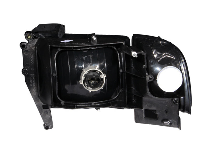 ANZO 1994-2001 Dodge Ram Crystal Scheinwerfer, Schwarz