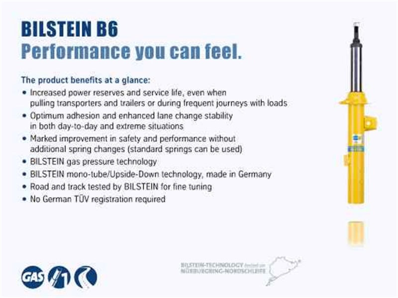 Bilstein 4600 Series For 16-19 Nissan Titan XD Rear 46mm Monotube Shock Absorber