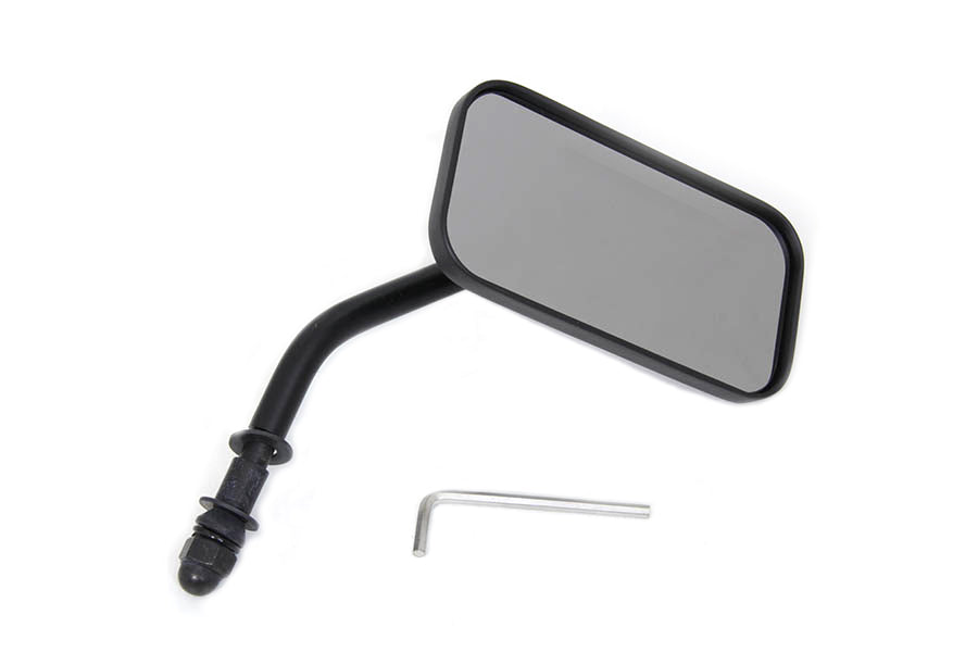 Black Rectangle Mirror For Harley-Davidson