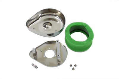 Limpiador de aire Chrome Tear Drop para Harley-Davidson 1957-1989