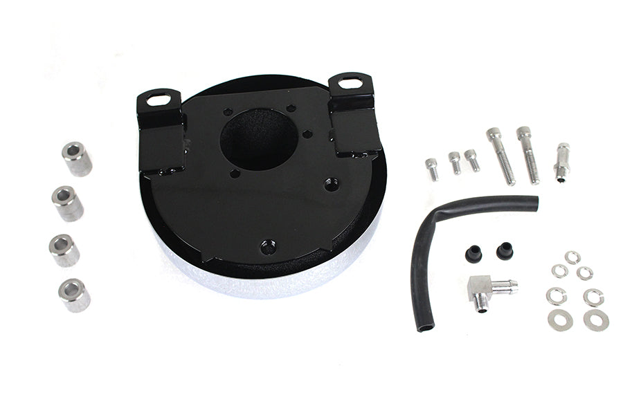 Kit Filtro Aire Redondo 7" Liso Para Harley-Davidson