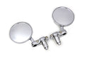 Cafe Racer Style Spiegelset Chrom für 7/8" (22mm) Lenker