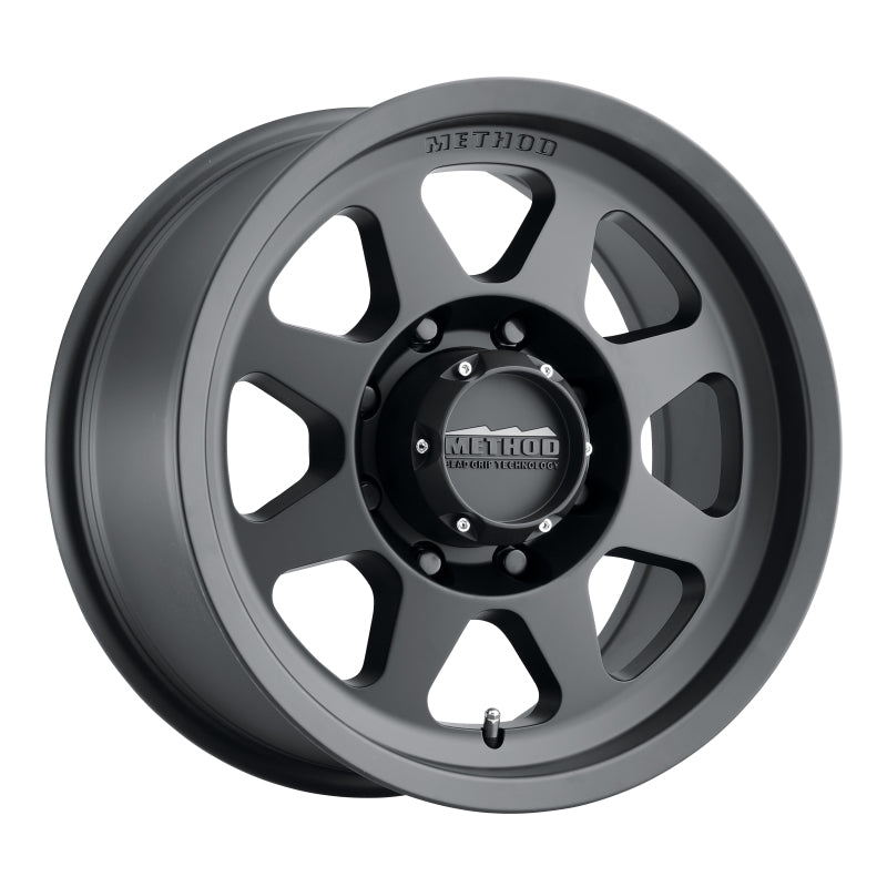 Method MR701 17x9 -12mm Offset 8x6,5 130,81mm CB Mattschwarzes Rad