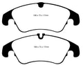 EBC 09-11 Audi A4 2.0 Turbo Redstuff Front Brake Pads