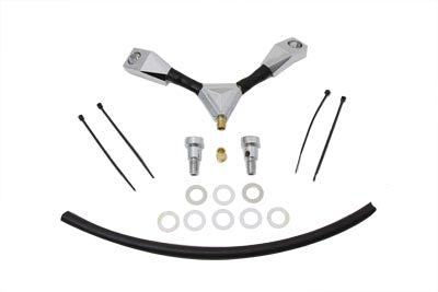 Billet "Y" Breather Kit For Harley-Davidson Twin Cam 1999-2017