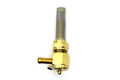 Sifton Brass Hex Fuel Petcock 90º Left Hand Spigot 3/16" Nut For Harley-Davidson