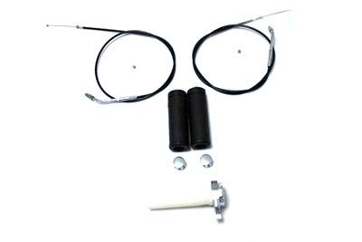 Handlebar throttle cable kit for Harley-Davidson with S&S carburetor