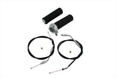 Dual Handlebar Throttle Cable Assembly Conversion Kit For Harley-Davidson