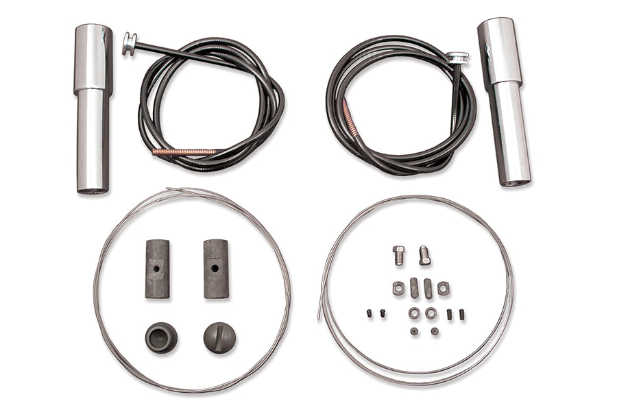 Throttle And Spark Controls Cable Kit For Harley-Davidson 1936-1948