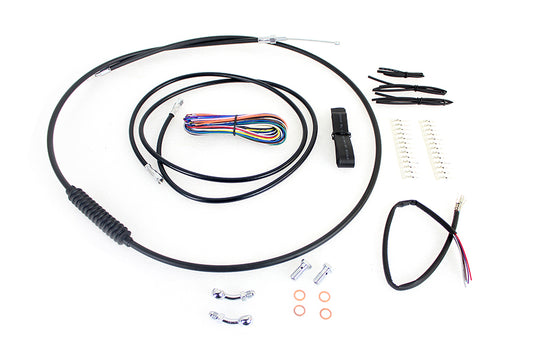 12"- 14" Handlebar Cable And Brake Line Kit for Harley-Davidson Touring 2008-2013