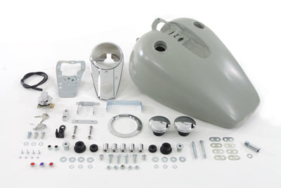 Bobbed 3.2 Gallon Gas Tank Kit For Harley-Davidson