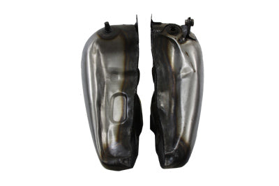 Bobbed 3.5 Gallon Gas Tank Set For Harley-Davidson FL 1948-1965