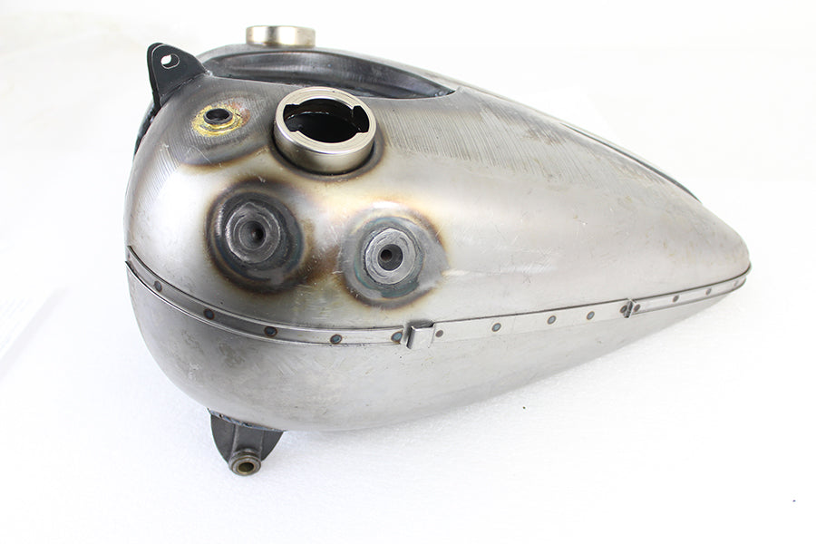 Juego de tanque de gasolina Bobbed de 3,5 galones para Harley-Davidson 1940-1946
