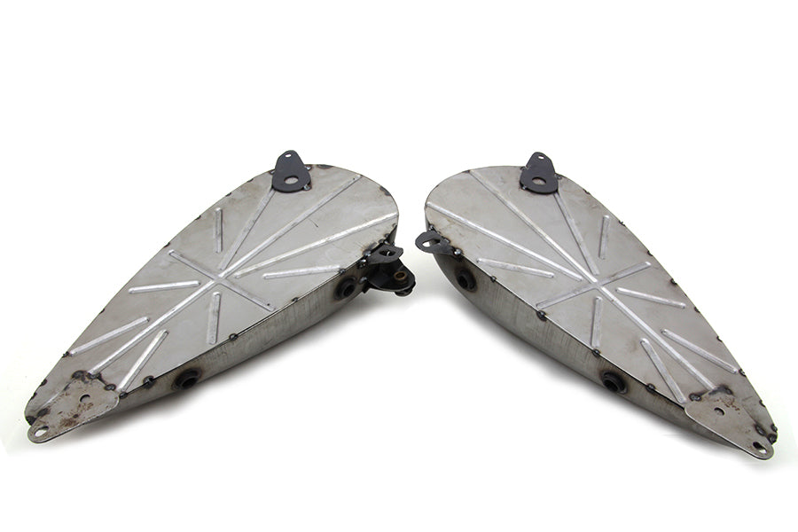 2,5 Gallonen schmaler Gastanksatz für Harley-Davidson WR 45" 1936-1952