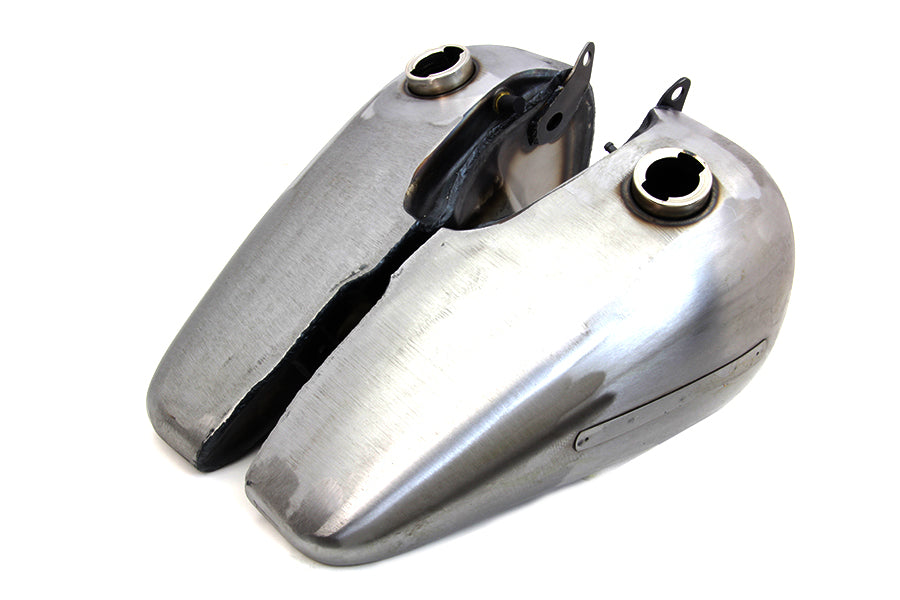 Bobbed 5.0 Gallon Gas Tank Set For Harley-Davidson