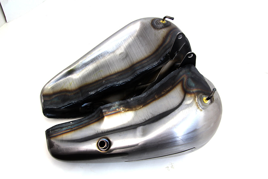 Bobbed 5.0 Gallon Gas Tank Set For Harley-Davidson