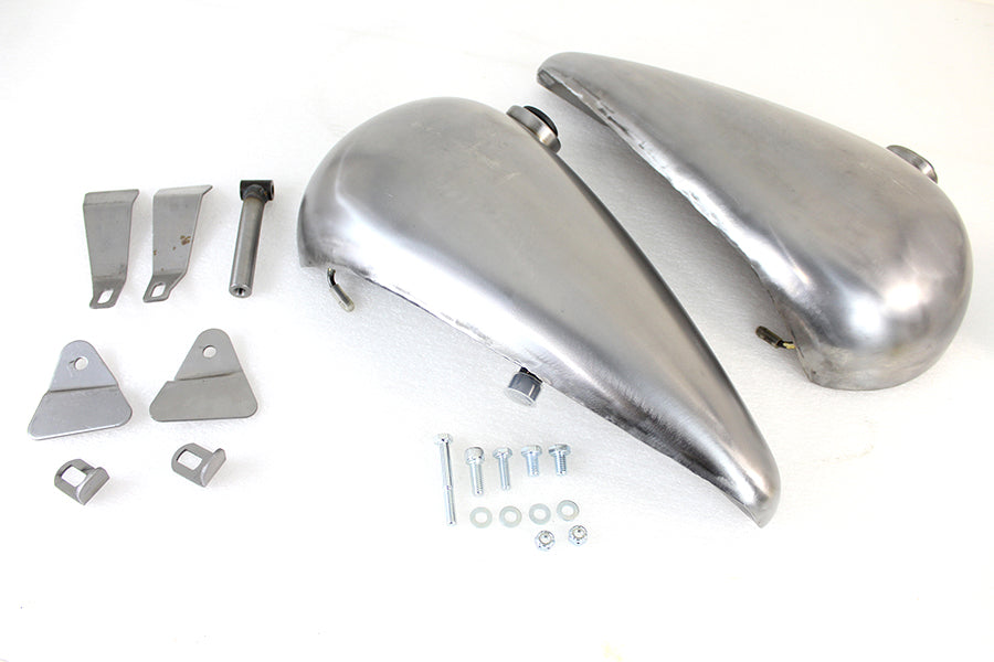 2.8 Gallons Tourist Trophy Gas Tank Set For Harley-Davidson