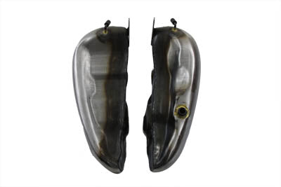 3.5 Fat Bob Style Gallon Gas Tank Set For Harley-Davidson 1948-1965