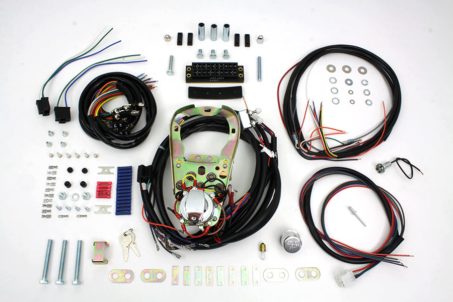 Five Light Dash Base Wiring Harness Assembly For Harley-Davidson FL 1980-1981