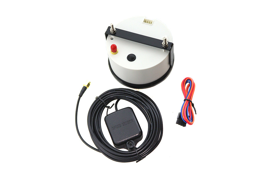 85mm GPS Speedometer Black For Harley-Davidson & Custom Motorcycles