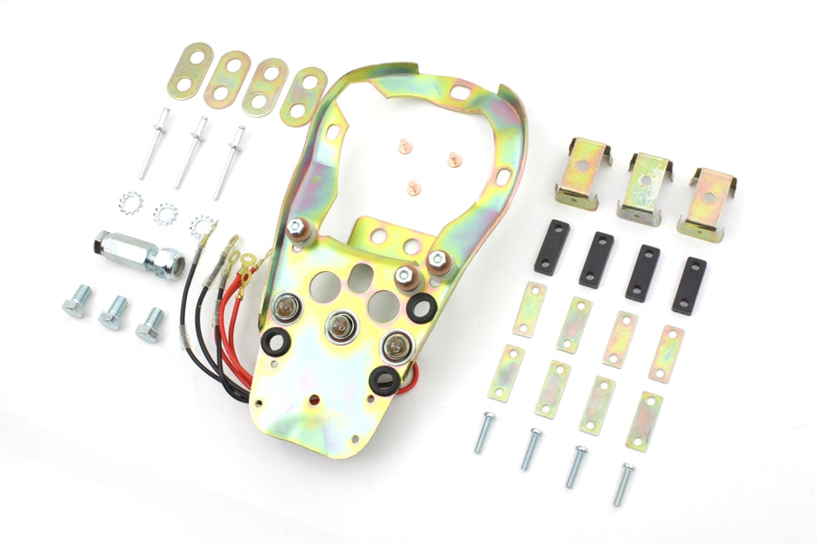 Three Light Dash Instrument Panel Base For Harley-Davidson 1984-1995