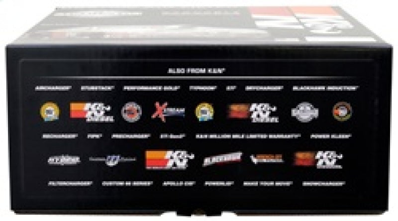 Brida K&amp;N de 5 1/8 in, diámetro exterior de 11 in, altura de 3 1/4 in, con ventilación, conjunto de filtro de aire personalizado