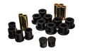Juego de bujes de resorte traseros Energy Suspension, color negro