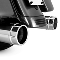 Vance & Hines HD Touring 95-16 Torquer 450 Chrome Slip-On Exhaust
