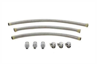 Custom Stainless Steel Oil Line Kit For Harley-Davidson