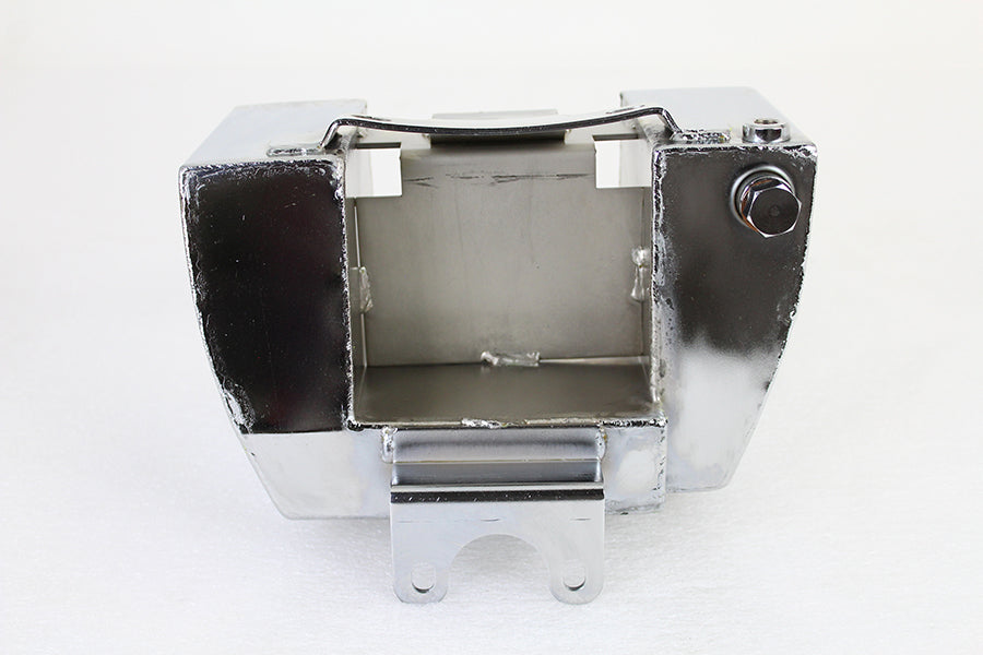 Soporte de poste central para tanque de aceite cromado para Harley-Davidson 1941-1985