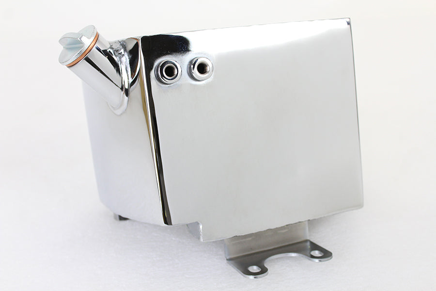 Soporte de poste central para tanque de aceite cromado para Harley-Davidson 1941-1985