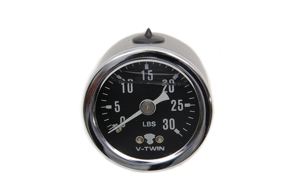 1-1/2" Liquid Filled Oil Pressure Gauge For Harley-Davidson