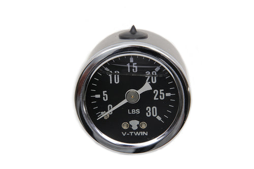 1-1/2" Liquid Filled Oil Pressure Gauge For Harley-Davidson