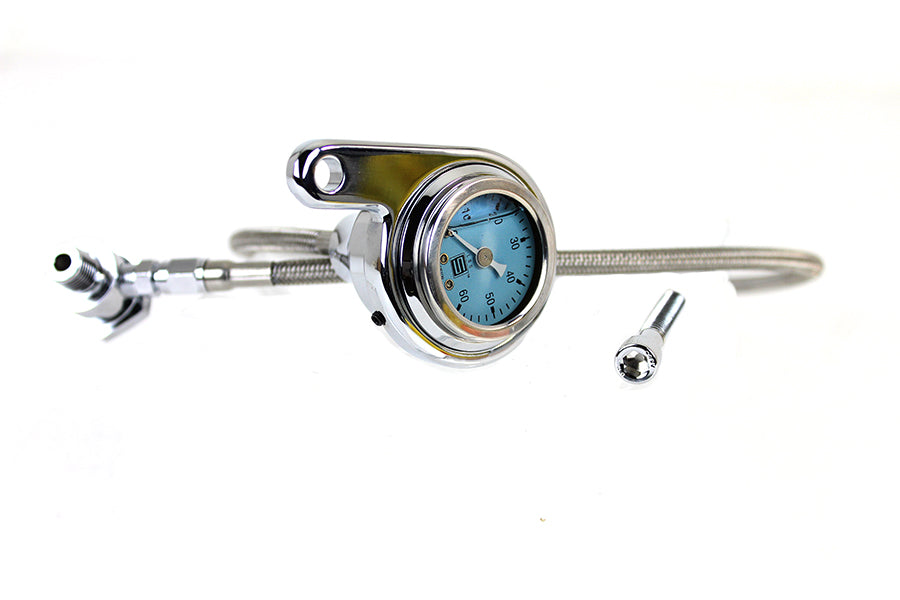 Oil Pressure Gauge Kit For Harley-Davidson Twin Cam 1999-2017