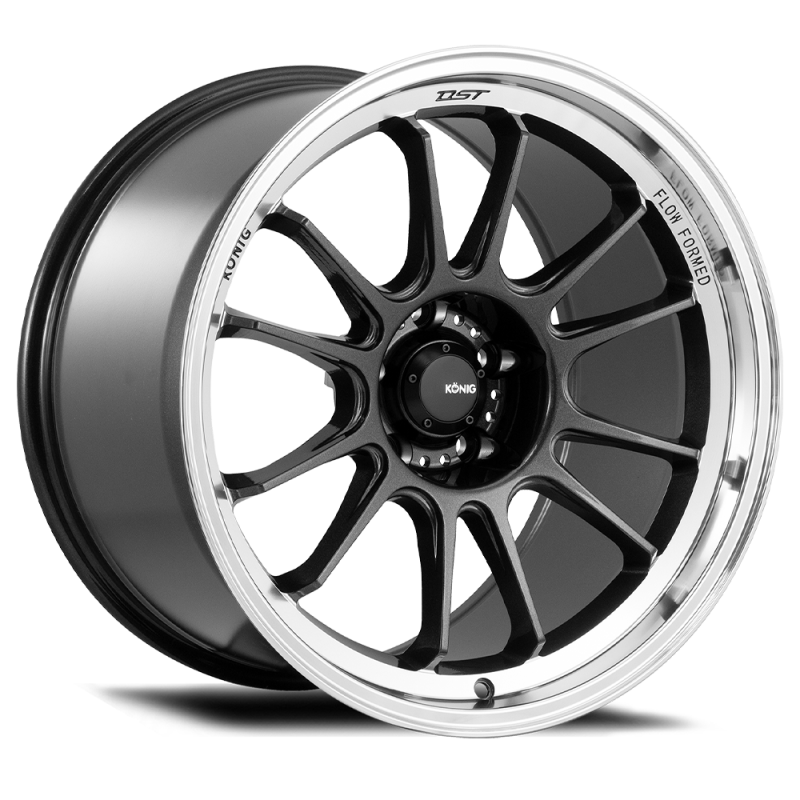 Neumáticos Konig Hypergram 15x8 4x100 ET35 de carbono metalizado con borde mecanizado