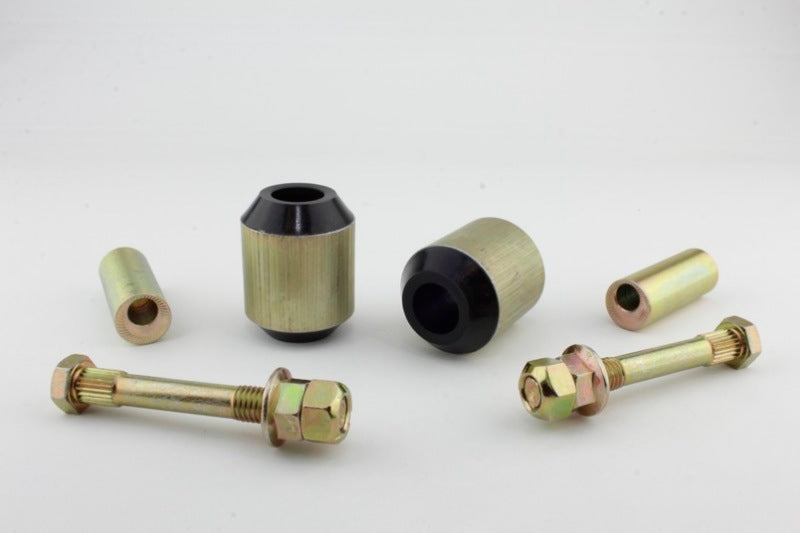 Kit de bujes de brazo de control exterior inferior/superior trasero de Whiteline Plus 04/91-05/01 para BMW Serie 3 (ajuste de inclinación)