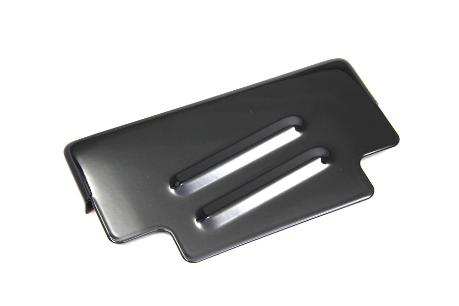 Schwarze Batterieabdeckung für Harley-Davidson Dyna 1991-1995