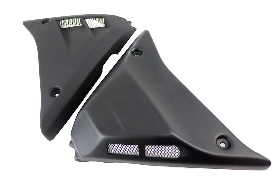 Vented Frame Side Cover Set For Harley-Davidson FXR 1982-1994