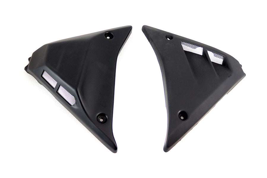 Juego de cubiertas laterales con marco ventilado para Harley-Davidson FXR 1982-1994