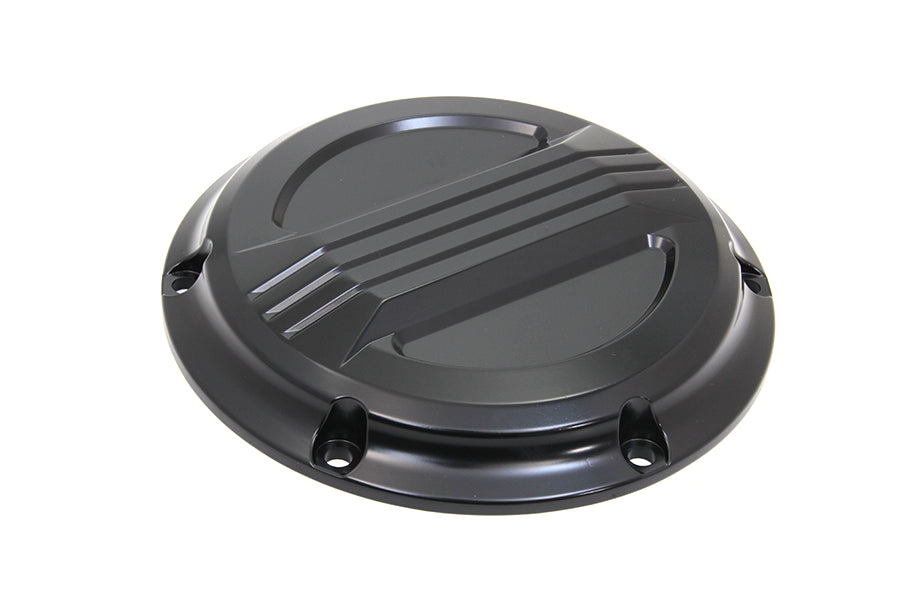 Black Air-Flow Derby Cover For Harley-Davidson Sportster 2004-Up