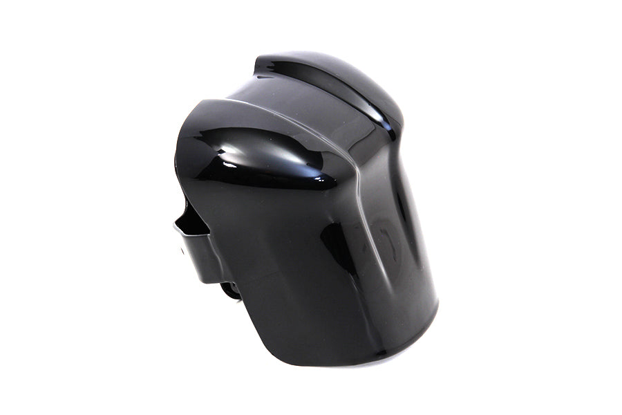 Waterfall Style Horn Cover Gloss Black For Harley-Davidson