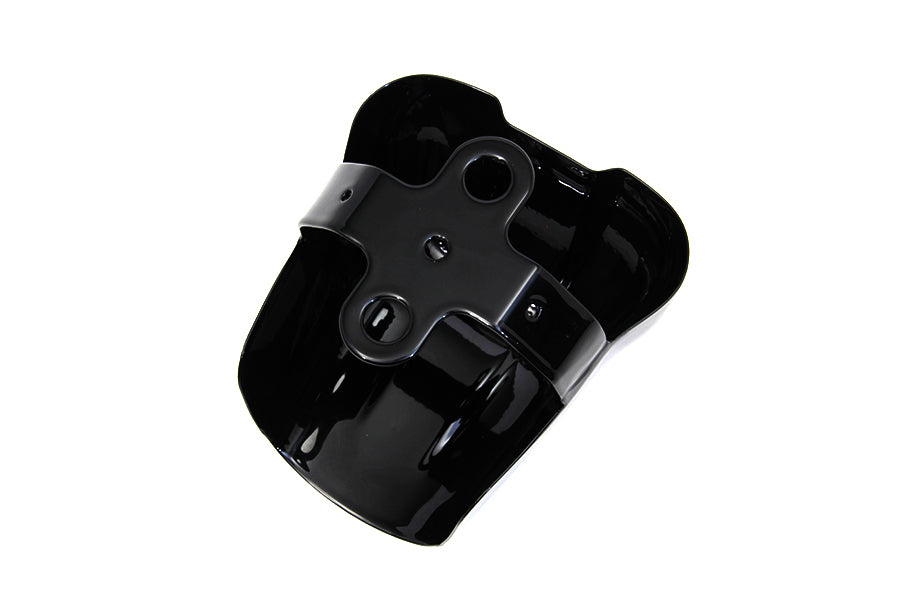 Waterfall Style Horn Cover Gloss Black For Harley-Davidson