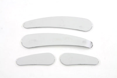 Smooth Frame Chrome Cover Trim Set For Harley-Davidson Softail 2000-2006