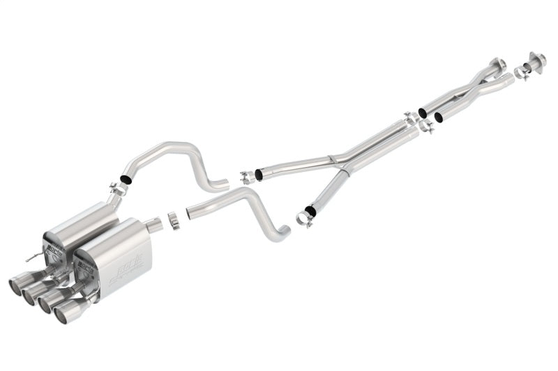 Borla 05-08 Chevrolet Corvette Coupe/Conv 6.0L/6.2L 8cyl 4spd/6spd RWD inS-Type IIin Catback Exhaust